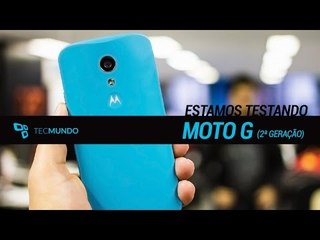 Novo Moto G (2ª geração): estamos testando - TecMundo