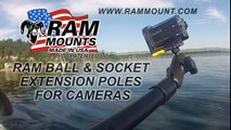 Kayak Camera Mount - RAM® Ball & Socket Extension Poles