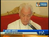 Arzobispo de Guayaquil se pronuncia sobre la seguridad en misa papal