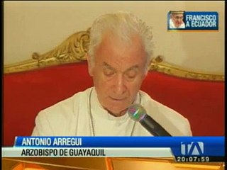 下载视频: Arzobispo de Guayaquil se pronuncia sobre la seguridad en misa papal