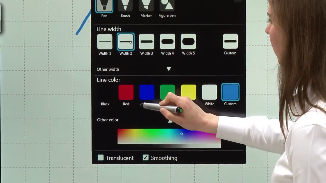 Sharp Aquos Board Pen Software 3 0 How To Write Draw Erase Video Dailymotion