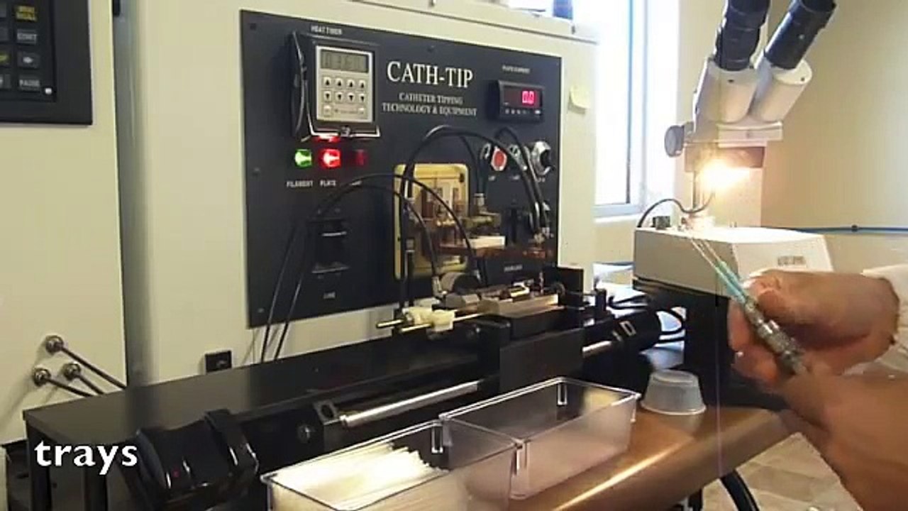Cath-Tip Demonstration of Catheter Tipping Equipment