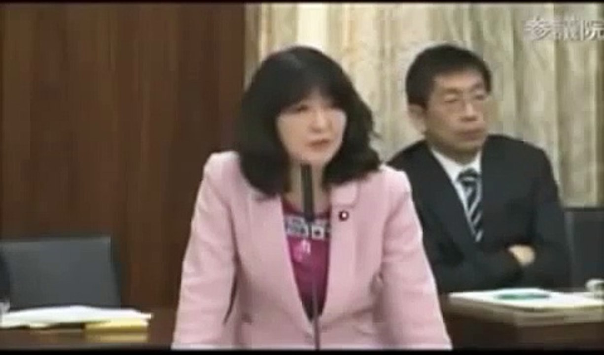 【国会中継】　片山さつきが暴く在日朝鮮人企業のロート製薬の反日工作を暴く！