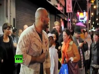 'OWS ain't a war zone' - One marine vs 30 cops in NYC