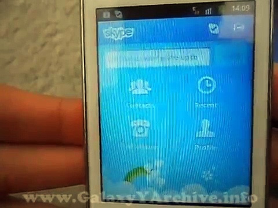 Samsung Galaxy Y (GT-S5360) - Skype