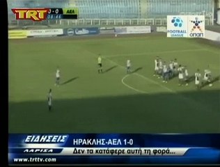 Ηρακλής-ΑΕΛ  1-0  2014-15 TRT 5η αγ. Πλέιοφ