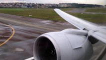 American Airlines Boeing 777 take off from Sao Paulo. Awesome sound!