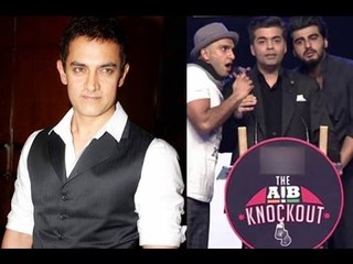 AIB Roast: Aamir Scolds Karan & Arjun - BT