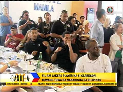 Laker Fil-Am Clarkson hopes to inspire kids in PH visit