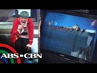 Vice Ganda breaks TV screen on It's Showtime