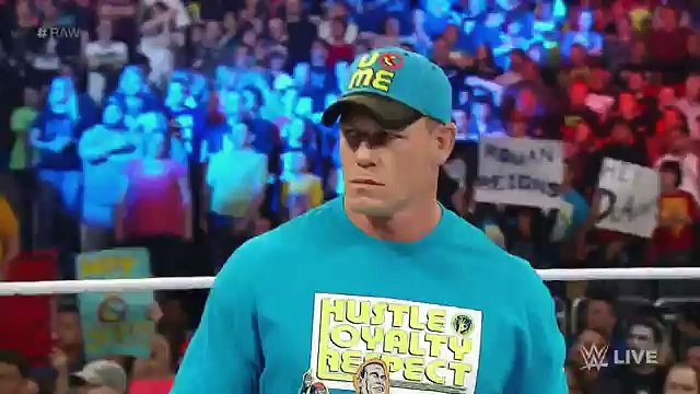 WWE Rusev confronts John Cena before Fastlane- Raw, February 16, 2015