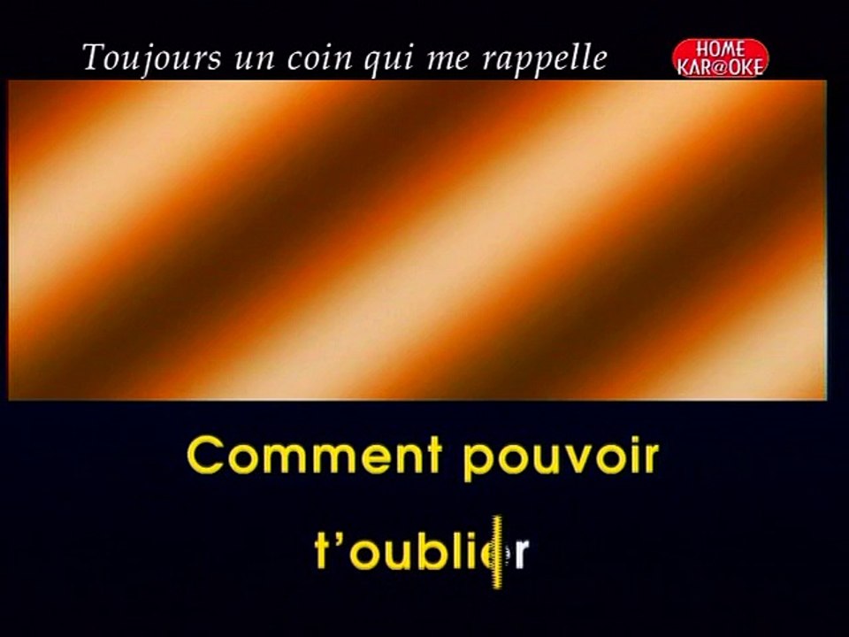 KARAOKE EDDY MITCHELL - Toujours un coin qui me rappelle