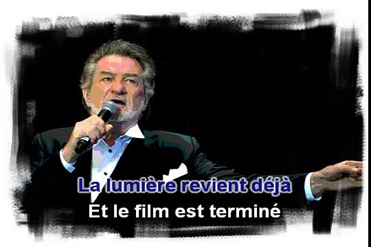 KARAOKE EDDY MITCHELL - La dernière séance