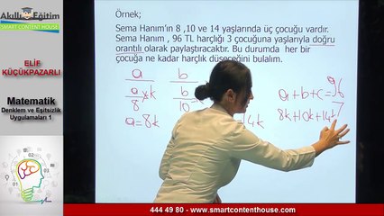 Akıllı Okullar Matematik 9 Denklem ve Eşitsizlik Uygulamaları-1