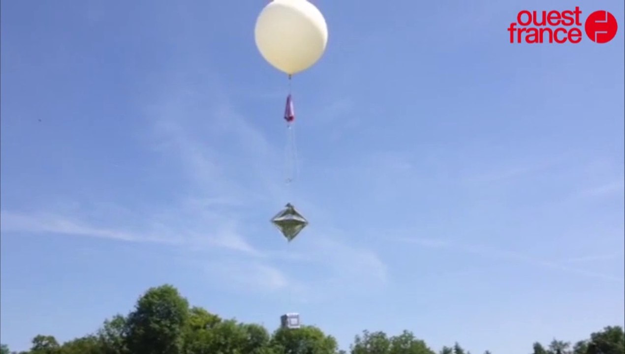 Rennes : des collégiens envoient un ballon dans l'espace