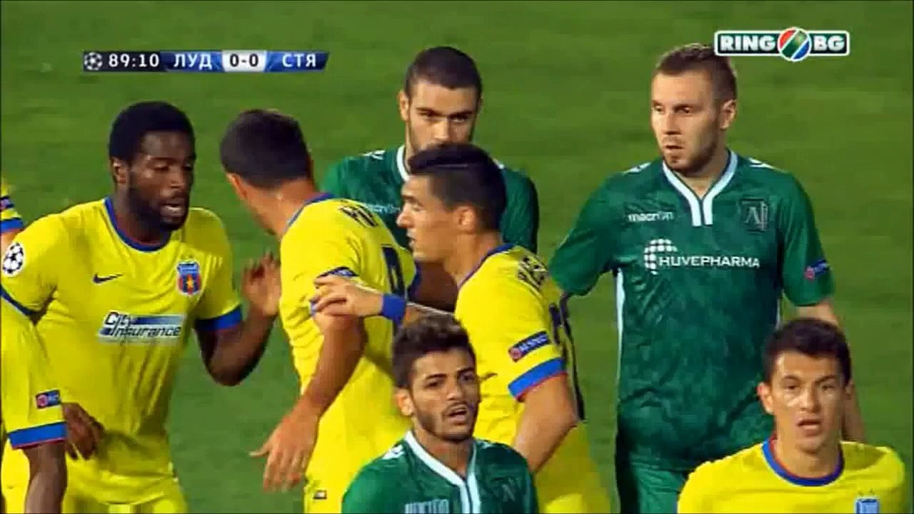 Amazing goal + Defender Scores and Saves 2 Penalties! Ludogorets vs Steaua Highlights