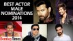 60th Britannia Filmfare Awards: Best Actor (Male) Nominations - BT