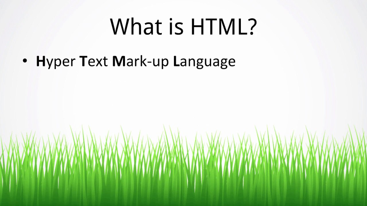 FREE Web Development Course-- Section 02 -- 01 What is HTML
