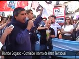 Marcha a la embajada de EEUU ¡Que Kraft Terrabusi cumpla las leyes Argentinas!