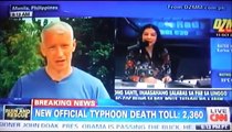 CNN Anchor Anderson Cooper Responds About Korina Sanchez  In Manila, Philippines