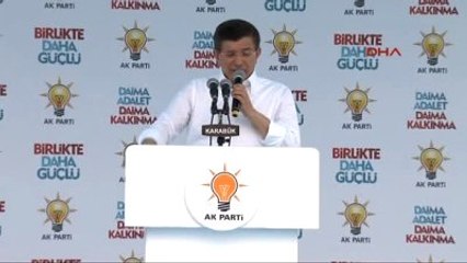Karabük - Davutoğlu Karabük Mitinginde Konuştu 5
