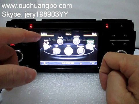 Ouchuangbo Sebring convertible 2002-2006 autoradio stereo kit Setting
