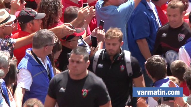 RCT-Oyonnax: Arrivée des Toulonnais à Mayol
