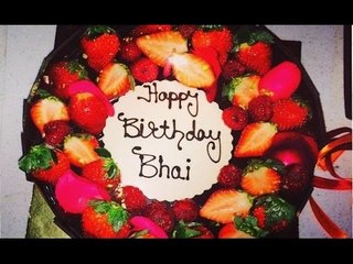 Salman Gets Basket Of Strawberries As Birthday Cake - BT