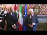 Roma - Il Presidente Mattarella incontra il Capo della Polizia (22.05.15)