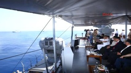 Muğla - Cumhurbaşkanı Erdoğan, 'Denizkurdu 2015 Tatbikatı'na Katıldı 3