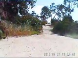 Onboard, in-car camera - RC10 T4 Brushless / LiPo - Messing around at park, bashing