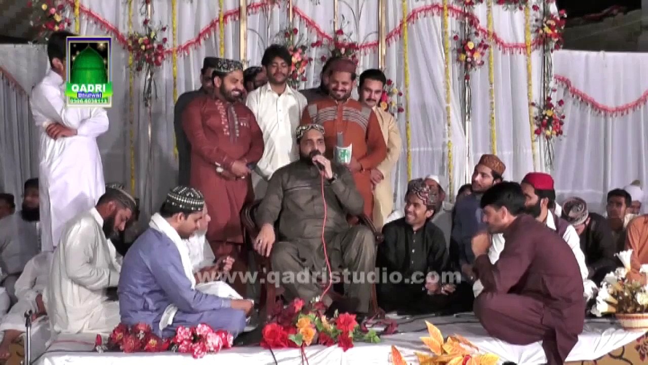 Kasam Khuda di Naat Qari Shahid Mahmood Qadri at mehfil naat Noor ki Barsat 2015 Bhulwal Sargodha