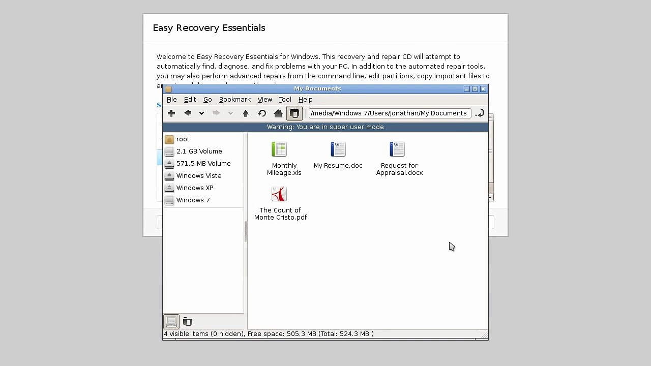 Easy Recovery Essentials for Windows