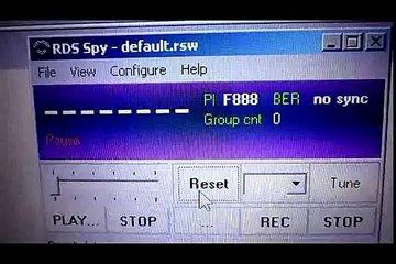 Sony ICF-SW7600GR with RDS Spy