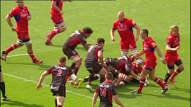 TOP14 - Lyon - Grenoble: Essai Deon Fourie (LYO) - J26 - Saison 2014/2015