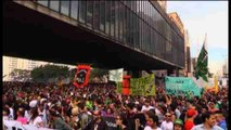 Marcha en Sao Paulo por la legalización de la marihuana