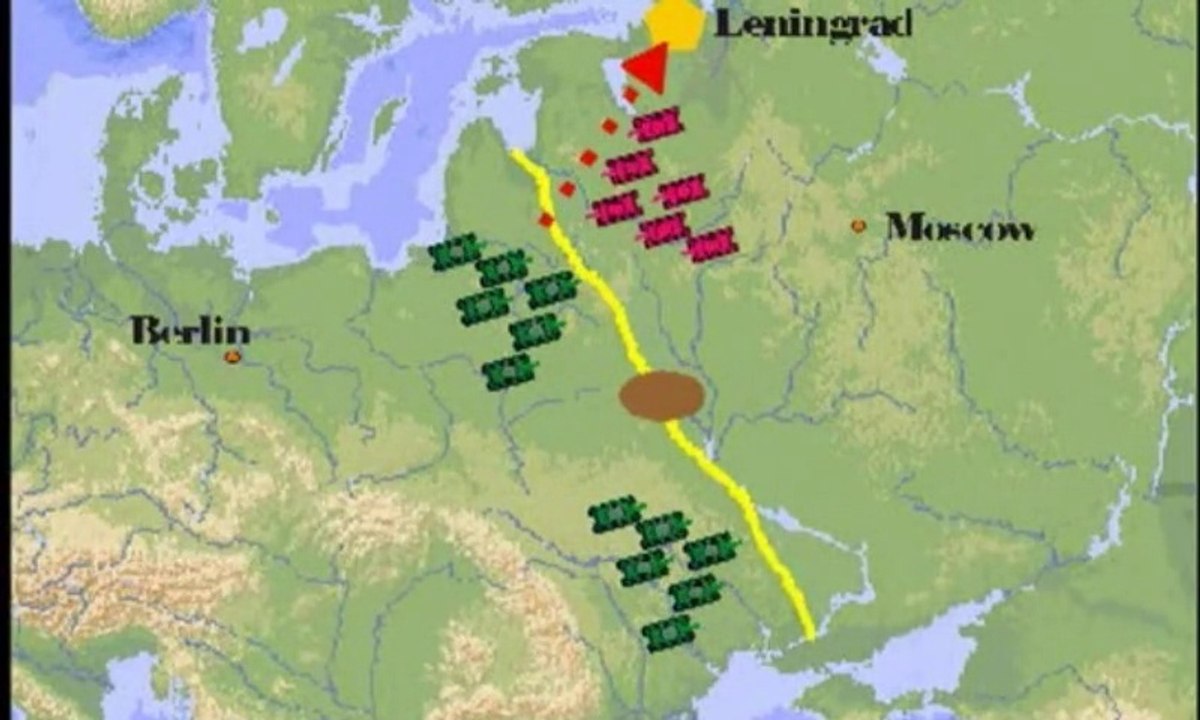 2e Guerre Mondiale - Les panzers d'Hitler attaquent la Russie