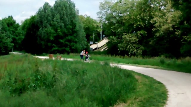 Aurélien 2ème séance de vélo.