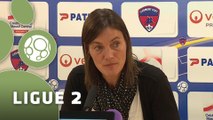Conférence de presse Clermont Foot - Stade Brestois 29 (1-0) : Corinne DIACRE (CF63) - Alex  DUPONT (SB29) - 2014/2015