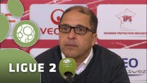 Conférence de presse Dijon FCO - AS Nancy-Lorraine (3-1) : Olivier DALL'OGLIO (DFCO) - Pablo  CORREA (ASNL) - 2014/2015