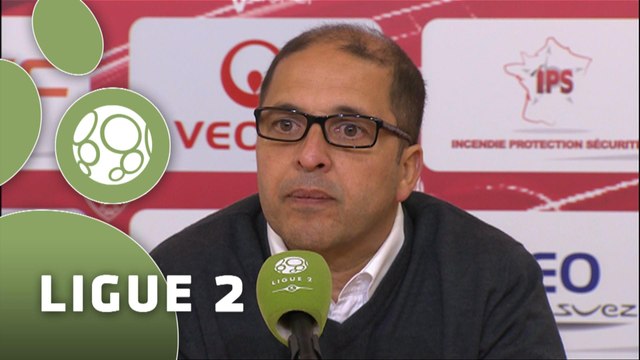 Conférence de presse Dijon FCO - AS Nancy-Lorraine (3-1) : Olivier DALL'OGLIO (DFCO) - Pablo CORREA (ASNL) - 2014/2015
