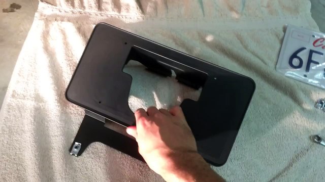 Acura RDX Front License Plate Installation (no bumper holes)