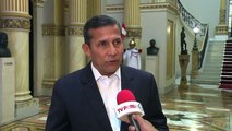 Declaraciones del Presidente Humala desde Palacio de Gobienro