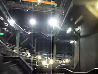 Space Mountain with the lights on