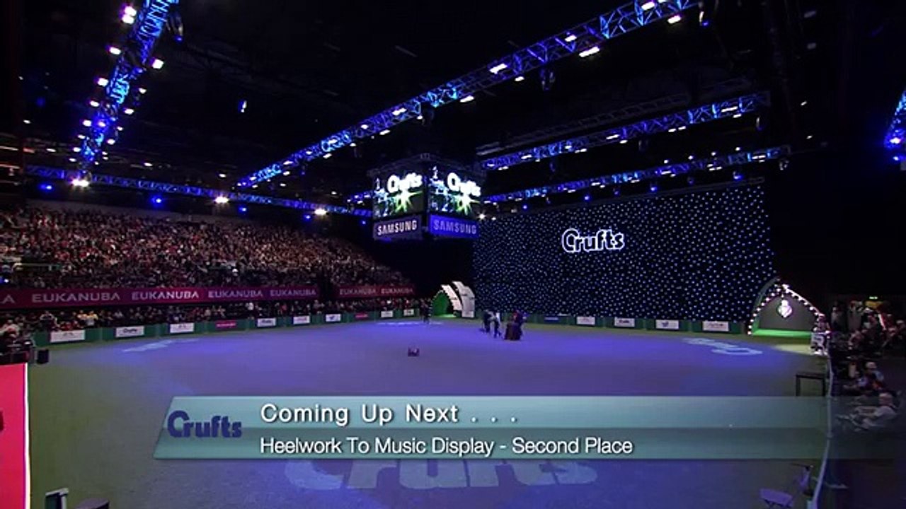 Jules O'Dwyer an Matisse Britain's Got Talent Dog star Crufts 2014