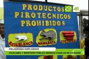DISCAMEC y Ministerio público brindan charlas sobre productos pirotécnicos prohibidos - Trujillo