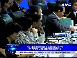 PH negotiating 3 trade agreements at APEC meeting