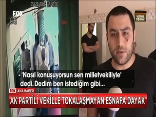 Ak Parti'nin esnaf ziyaretinde el sıkmayan kuaföre tekme tokat dayak attılar
