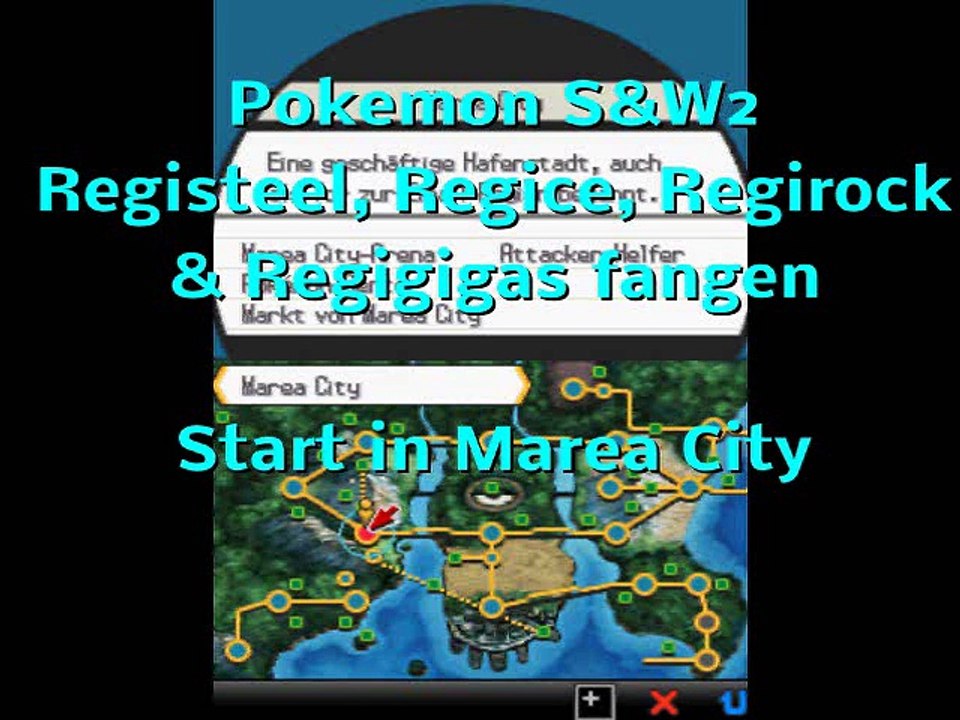 Regirock, Registeel, Regice,  Regigigas fangen (Pokemon S&W2)