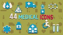 After Effects Project Files - 44 Animated Medical Icons - VideoHive 10540286